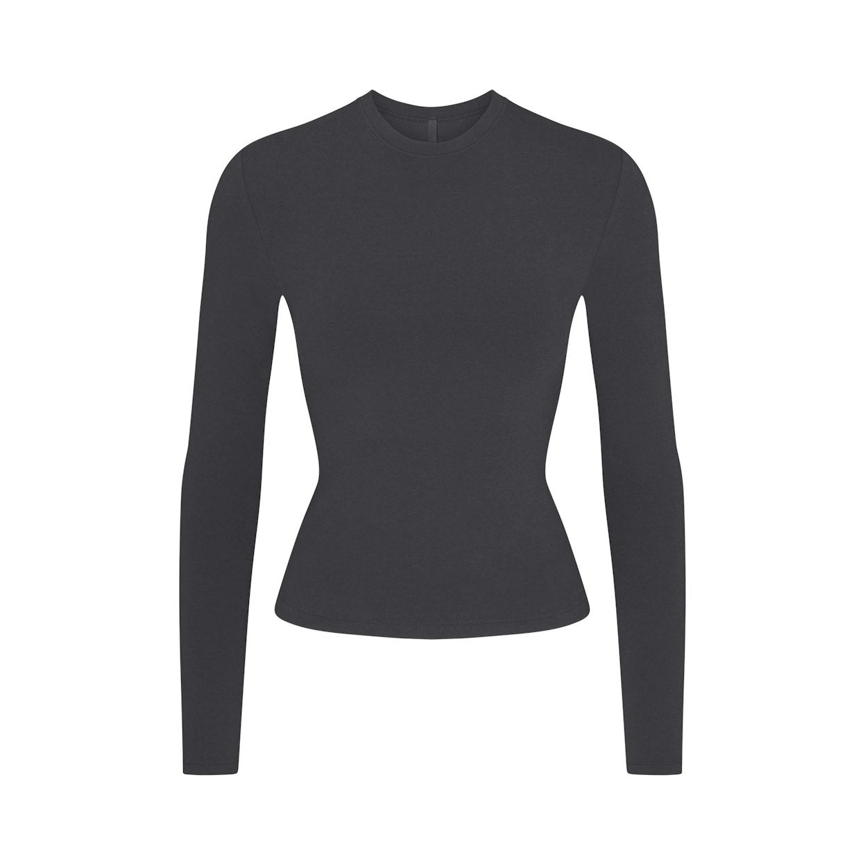 Skims dark gray long sleeve t shirt