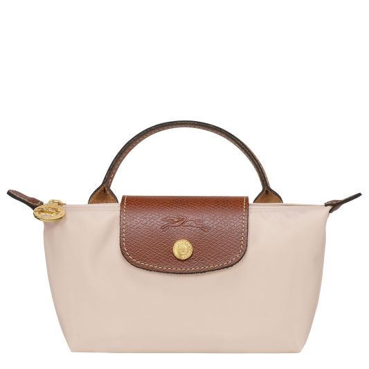 Longchamp le pliage mini bag beige