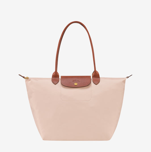 Longchamp le pliage bag L beige