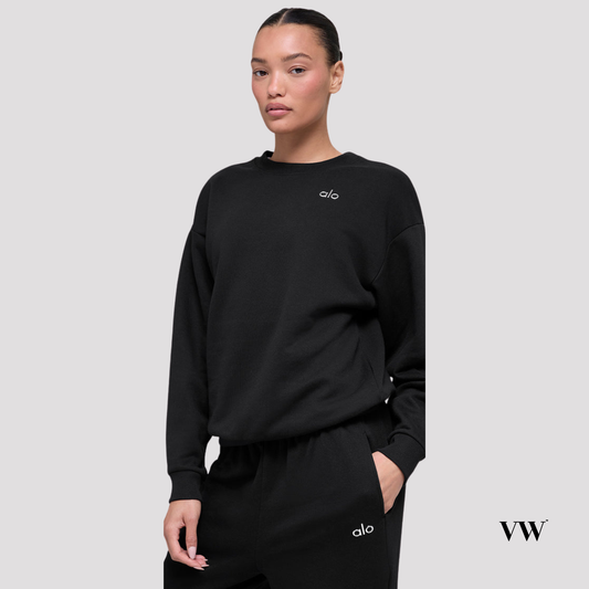 Brand new alo acolade crewneck Black