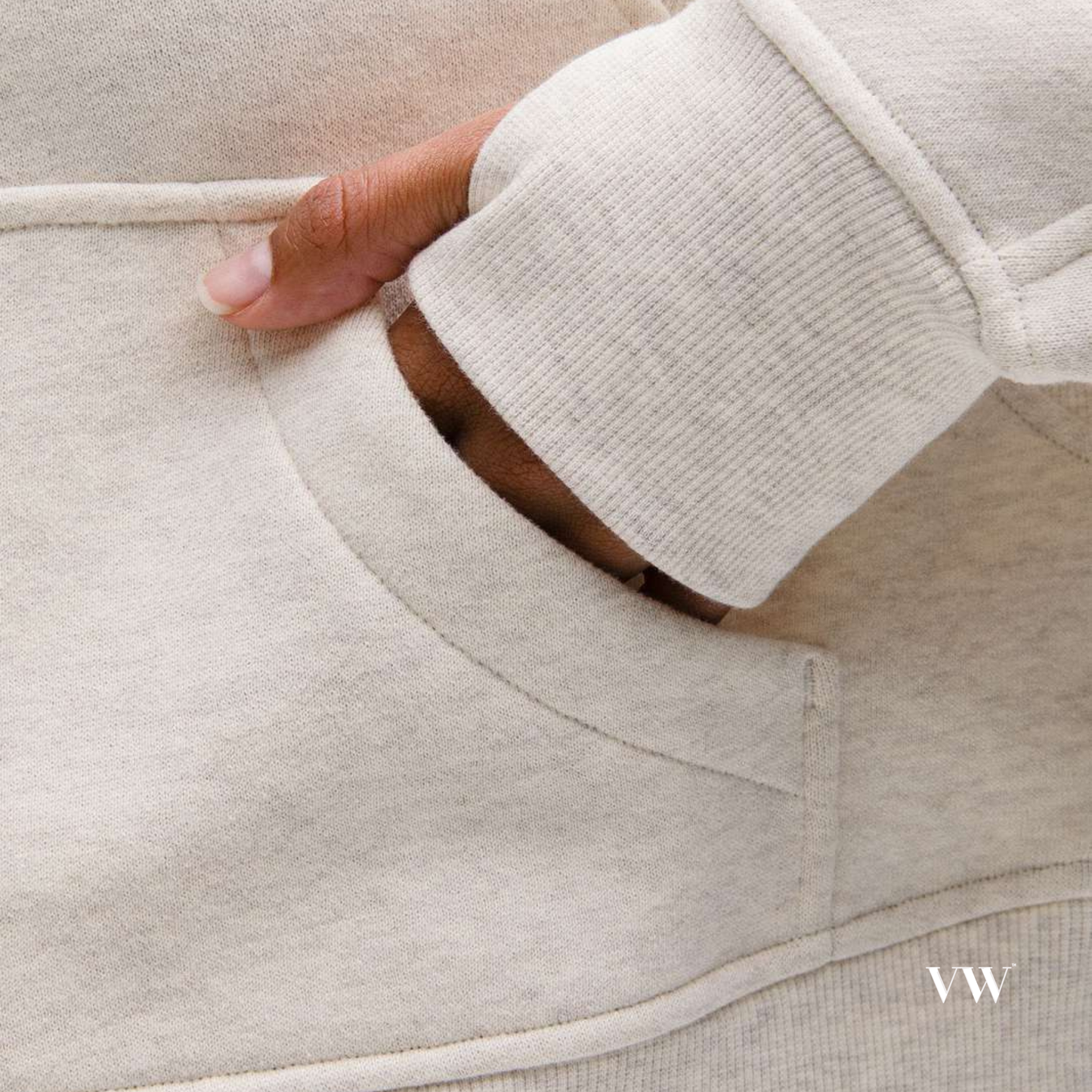 Brand new bone and gold lululemon scuba oversized half zip hoodie