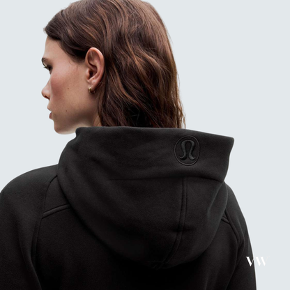 Brand new black And gold lululemon scuba oversized half zip hoodie