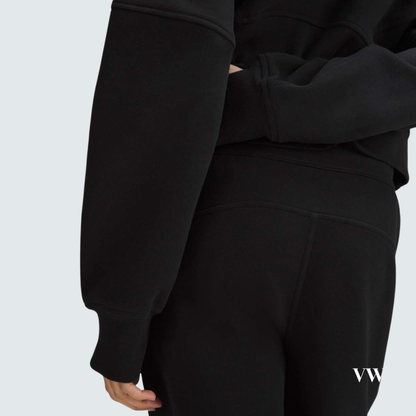 Brand new black lululemon scuba oversized half zip hoodie