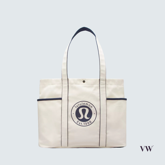 Brand new Lululemon Daily Multi-Pocket Canvas Tote Bag blue