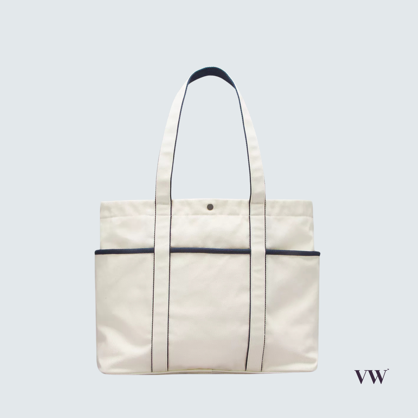 Lululemon Daily Multi-Pocket Canvas Tote Bag blue