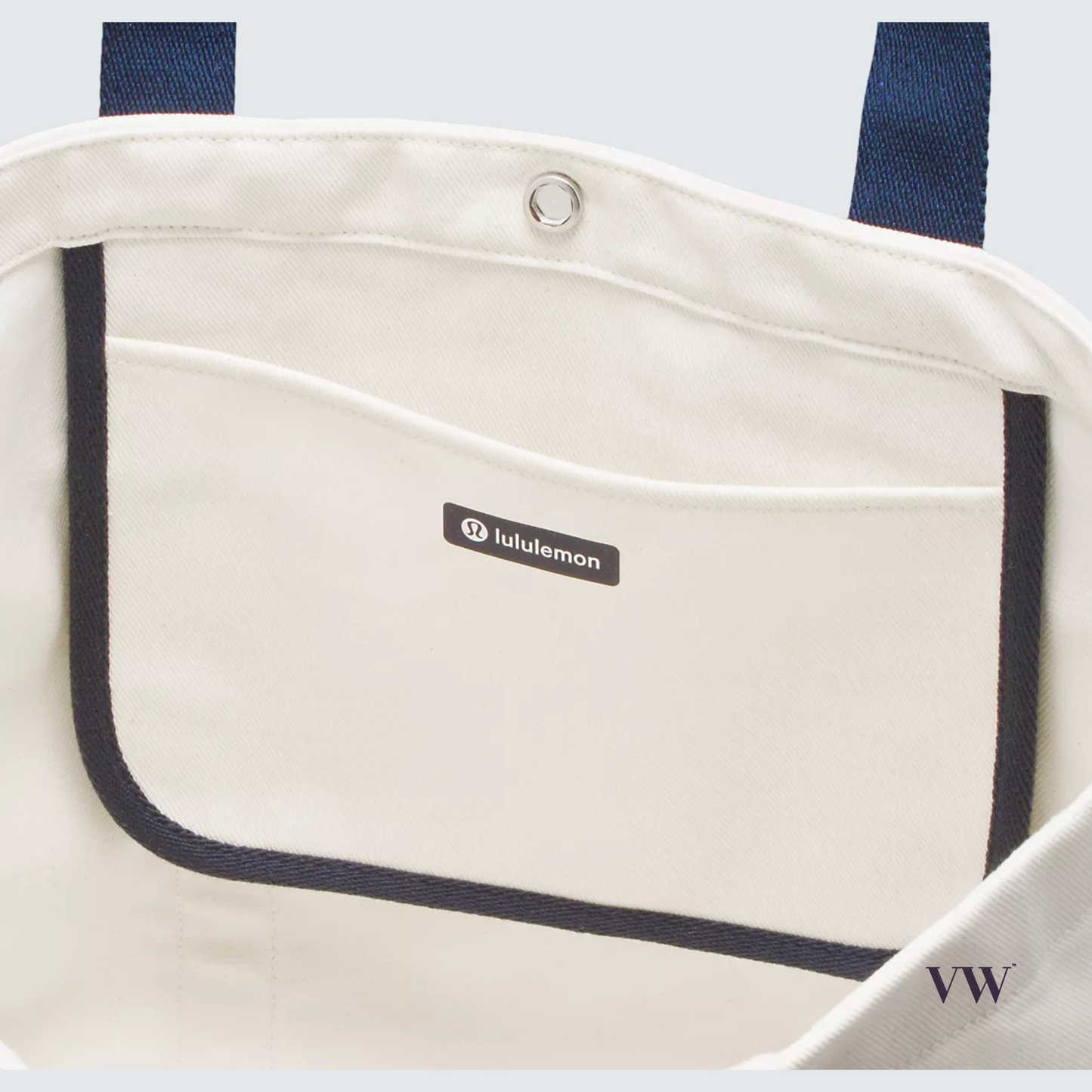 Lululemon Daily Multi-Pocket Canvas Tote Bag blue
