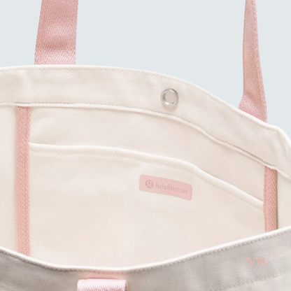 Lululemon Daily Multi-Pocket Canvas Tote Bag in pink haze