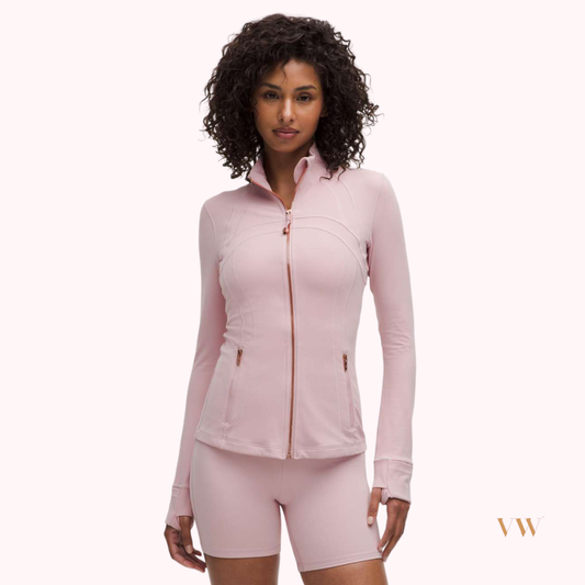 Brand new Rose Quartz lululemon define jacket nulu