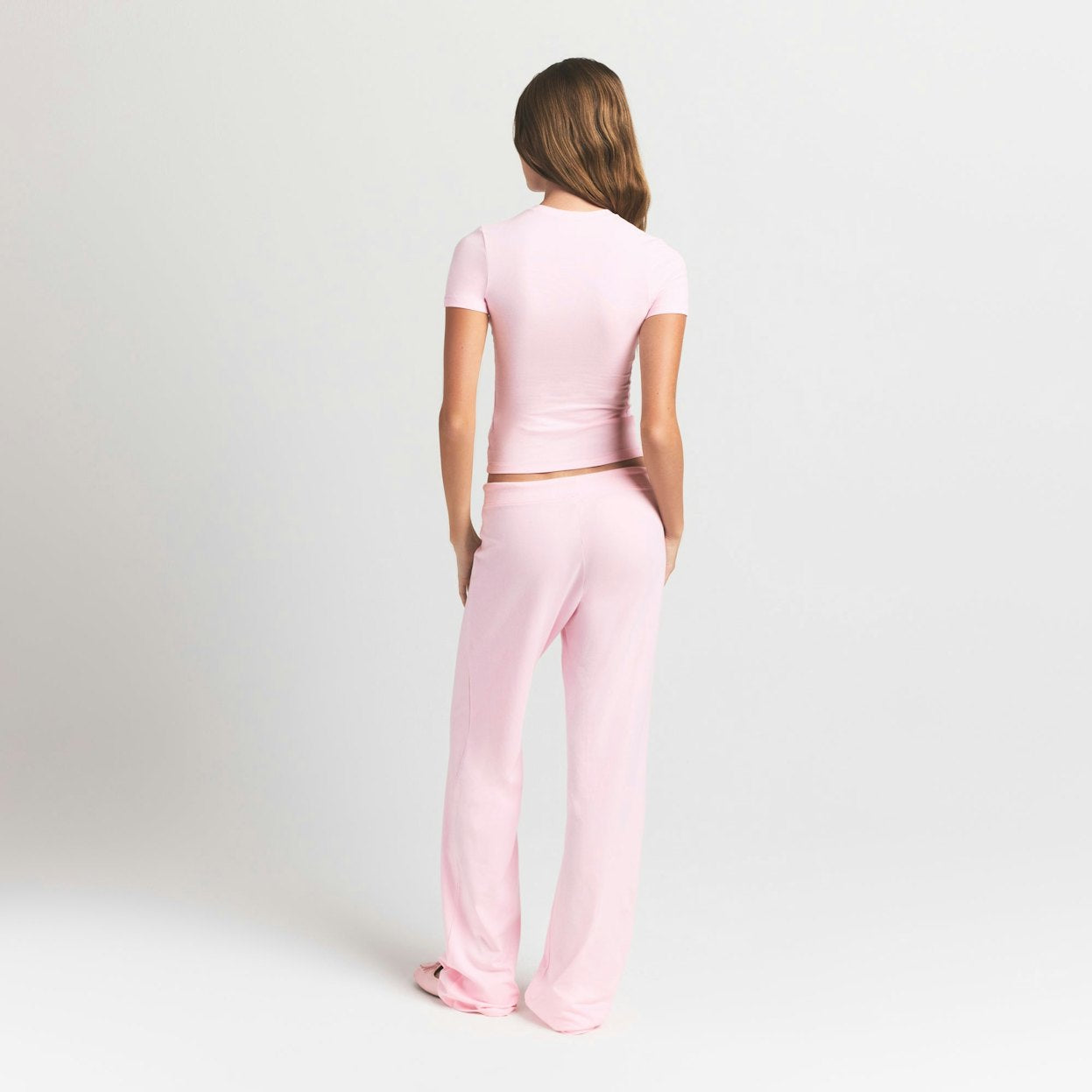 Skims straight leg pant cherry blossom