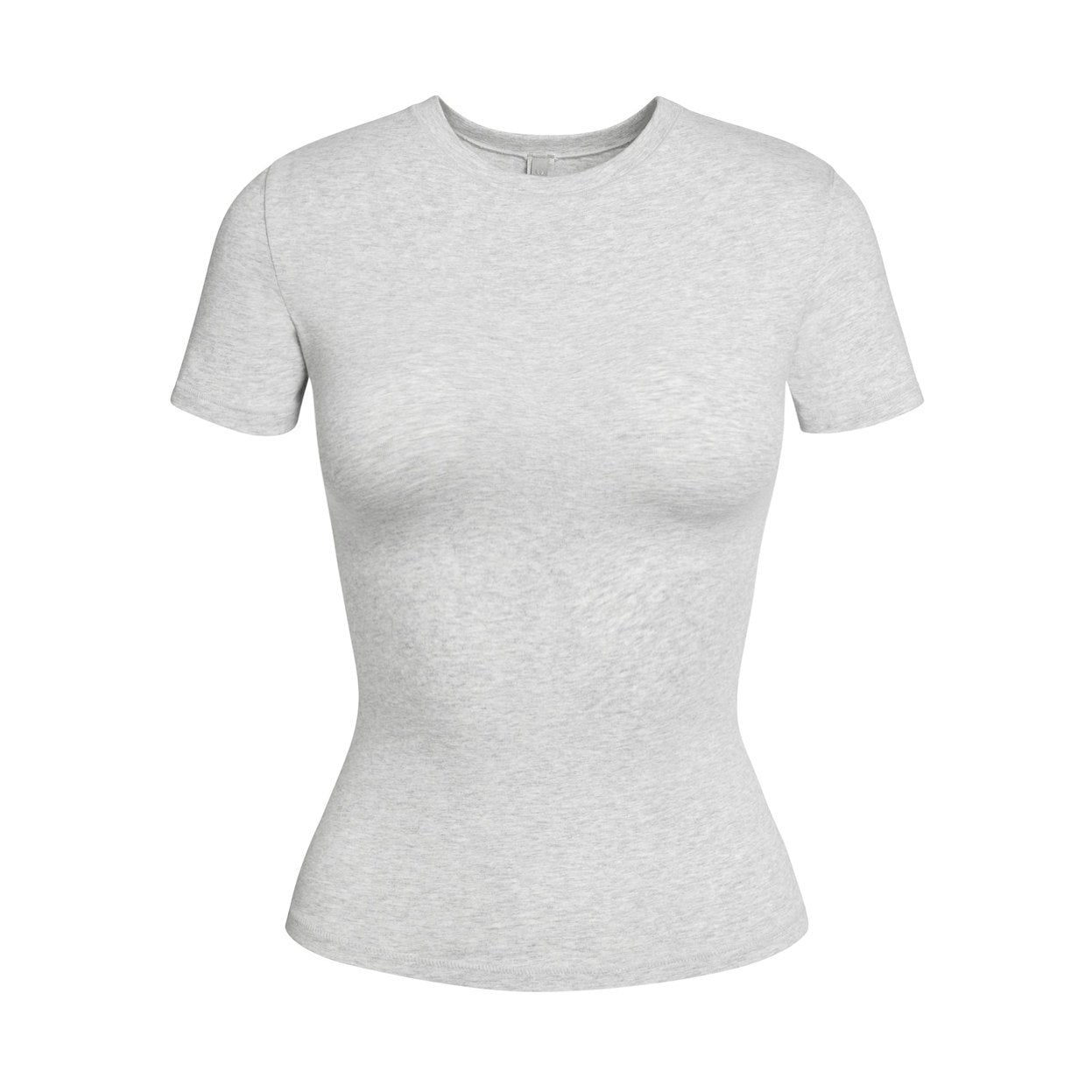 Skims light heater gray t shirt