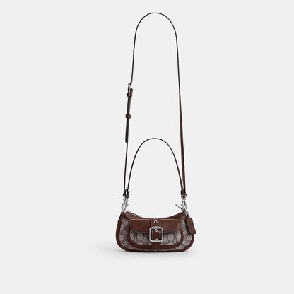 Coach Ashton baguette bag mini jacquard