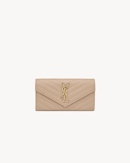 YSL flap wallet