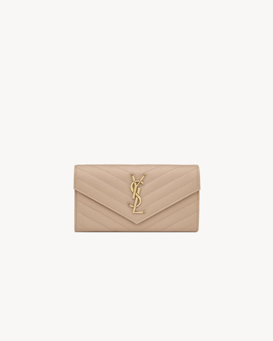 YSL flap wallet