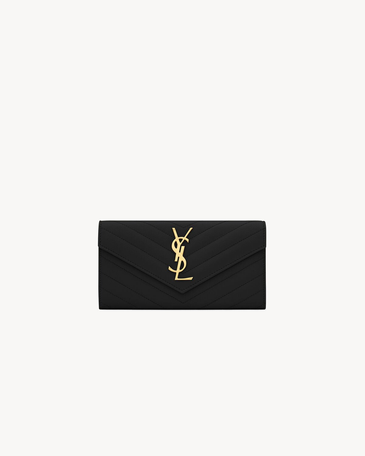 YSL flap wallet