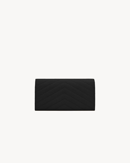 YSL flap wallet