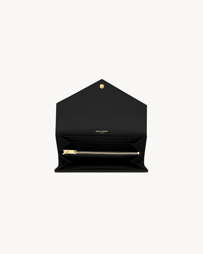 YSL flap wallet